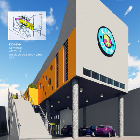 diseño de gimnasio kids 