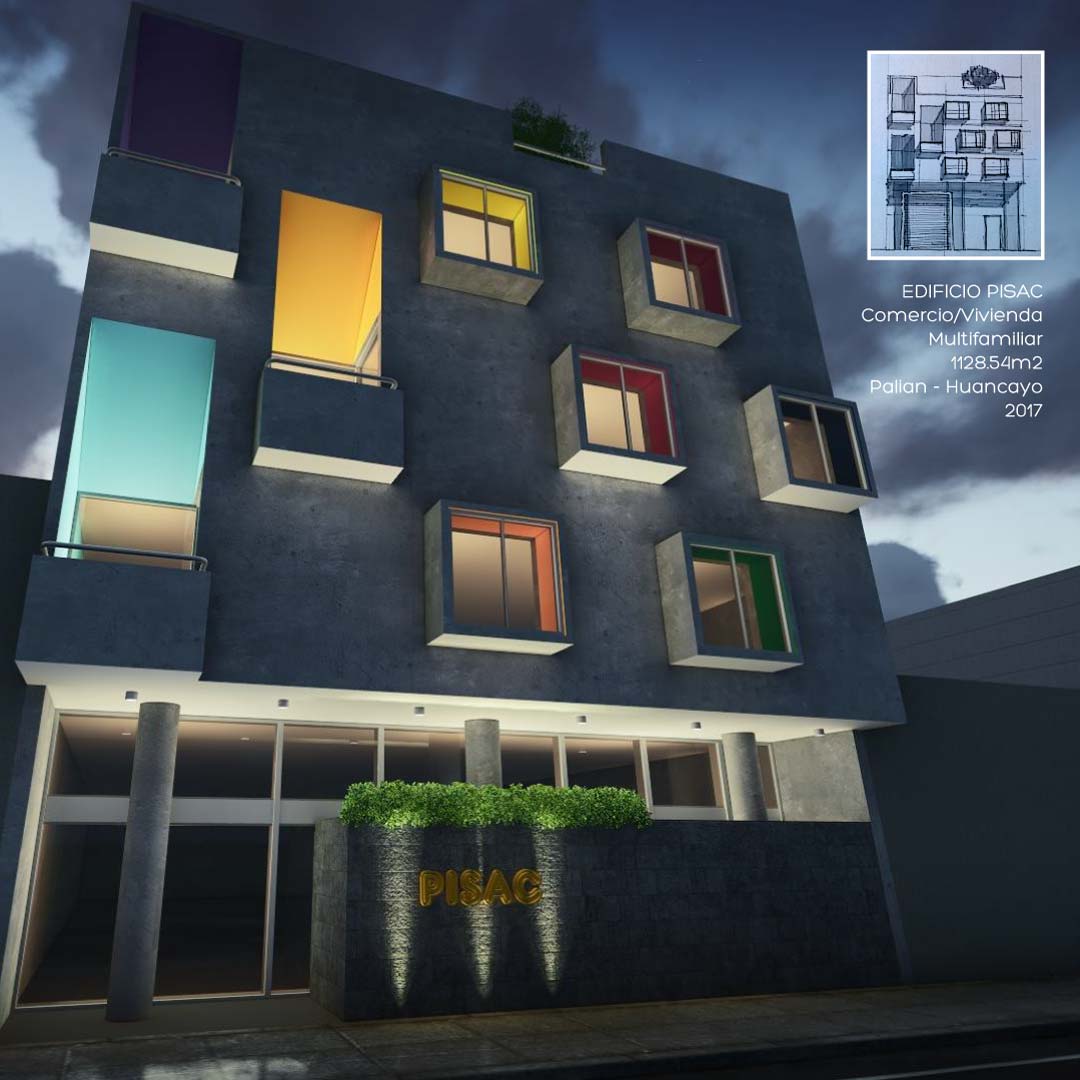 diseño de edificio pisac 